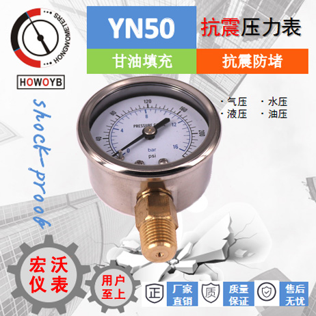 YN50耐震压力表