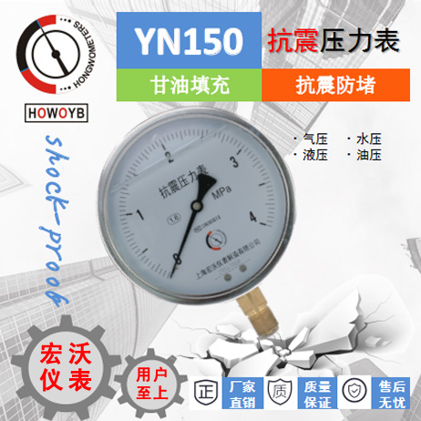 YN150抗震压力表